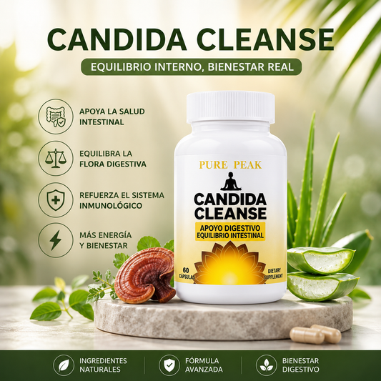 Candida Cleanse | Apoyo Digestivo y Equilibrio Intestinal 60 Cápsulas 🌿